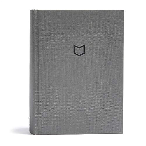 CSB He Reads Truth Bible, Charcoal Cloth Over Board, Black Letter, Wide Margins, Notetaking Space... | Amazon (US)