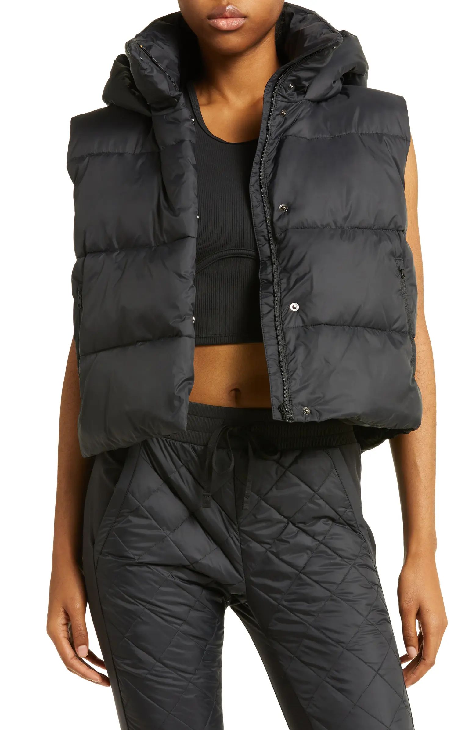 Alo Gold Rush Hooded Puffer Vest | Nordstrom | Nordstrom Canada