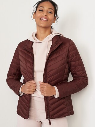 Water-Resistant Narrow-Channel Packable Puffer Jacket for Women | Old Navy (US)
