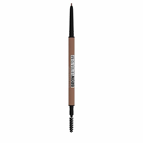 Maybelline Brow Ultra Slim Defining Eyebrow Makeup Mechanical Pencil With 1.55 MM Tip And Blending Spoolie For Precisely Defined Eyebrows, Warm Brown, 0.003 oz. | Amazon (US)