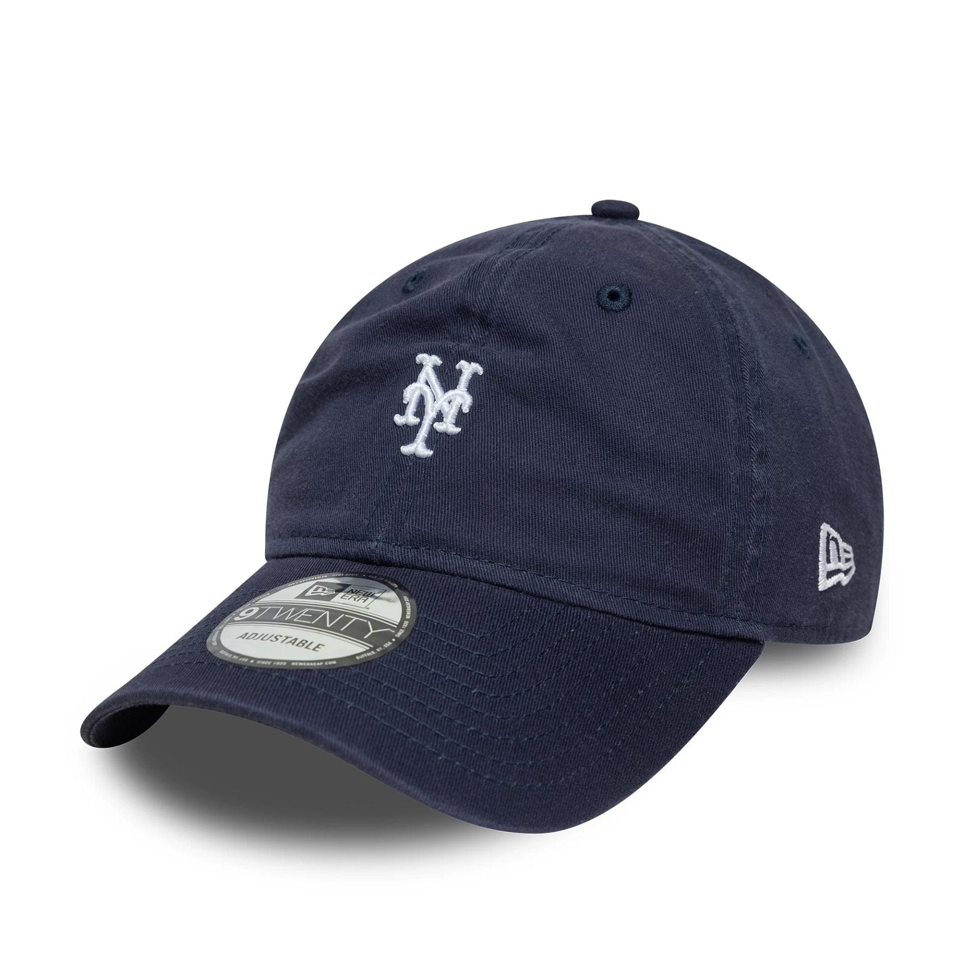 MLB Washed Mini Logo New York Mets Navy 9TWENTY Cap | New Era Cap