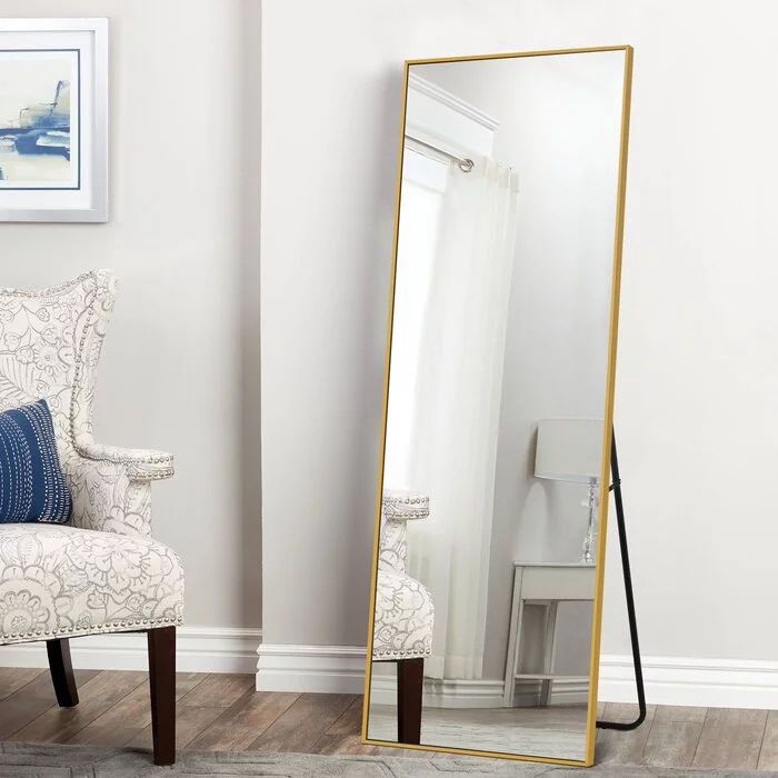 NeuType 59" x 20" Full Length Mirror Floor Mirror Rectangular Wall Mounted Mirror Hanging Leaning... | Walmart (US)