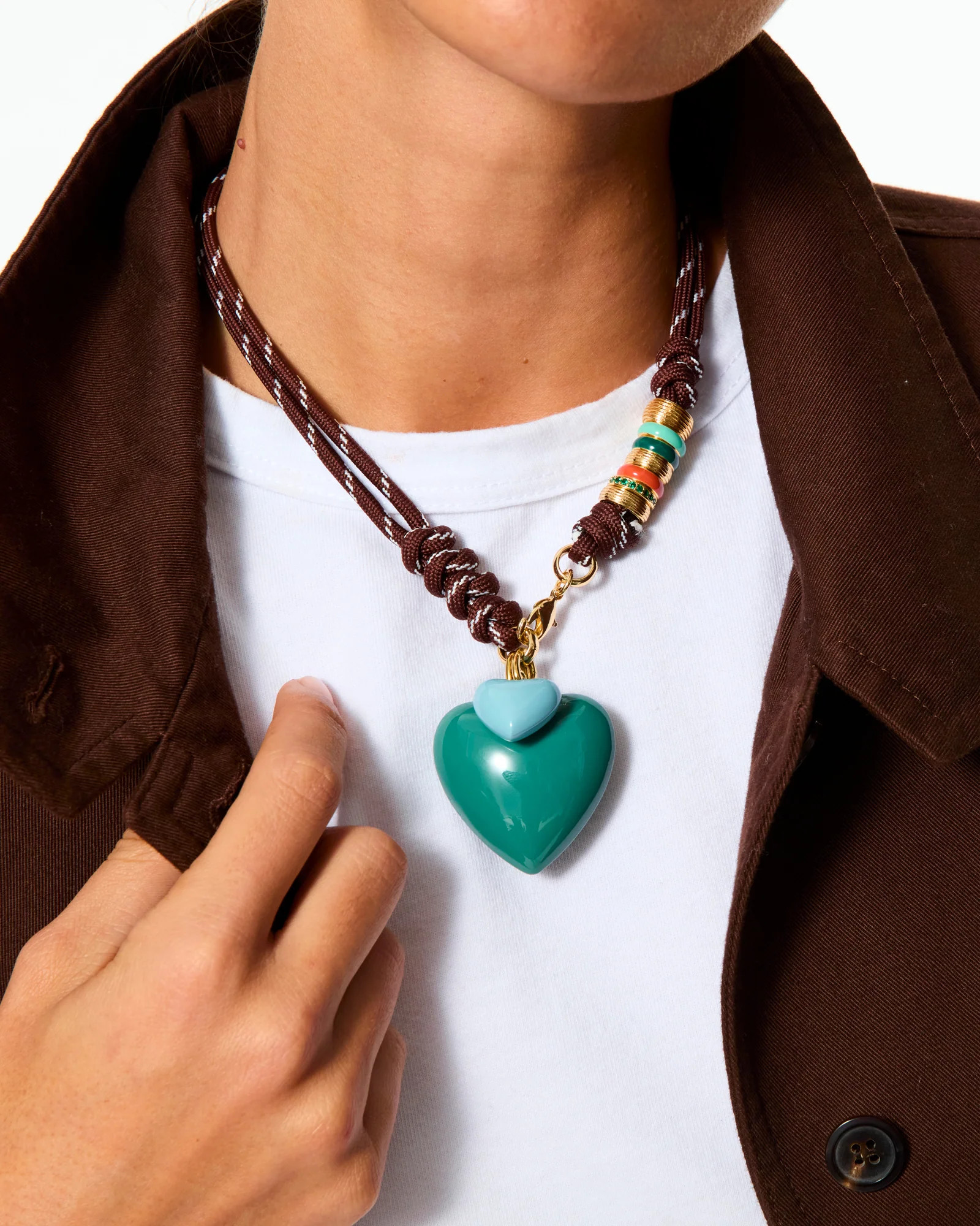 The Super Size Happy Cord Necklace | Roxanne Assoulin