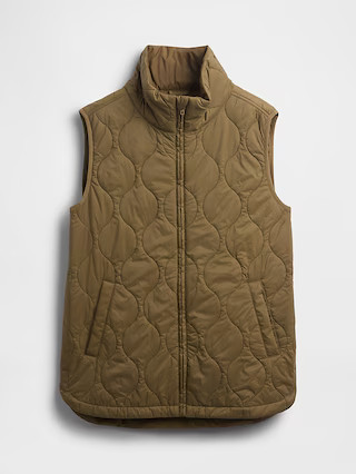 Recycled Lightweight Quilted Puffer Vest | Gap (US)