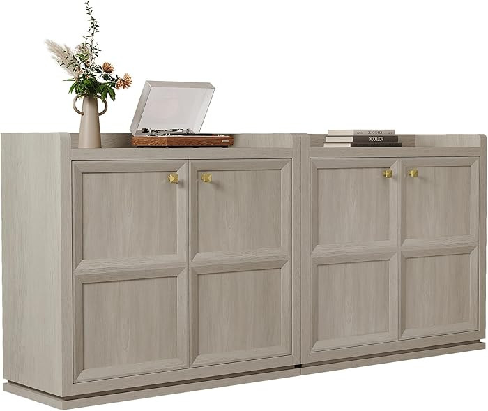 SICOTAS Buffet Cabinet with Storage 67" Sideboard Accent Storage Cabinet for Bedroom Dining Room ... | Amazon (US)