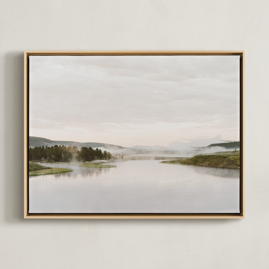 Misty lake | Minted