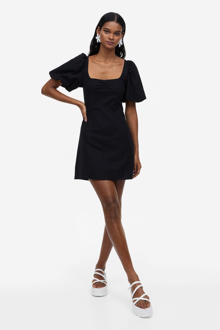 Puff-sleeved Dress | H&M (US + CA)