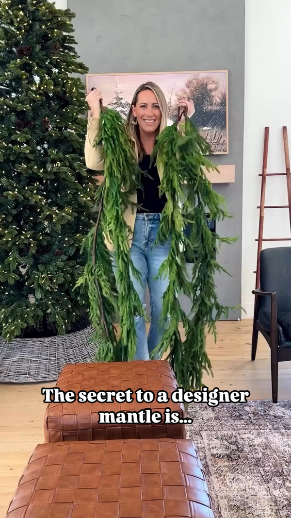 I’ve been sharing about our incredible Norfolk Pine faux garland for 4 years…