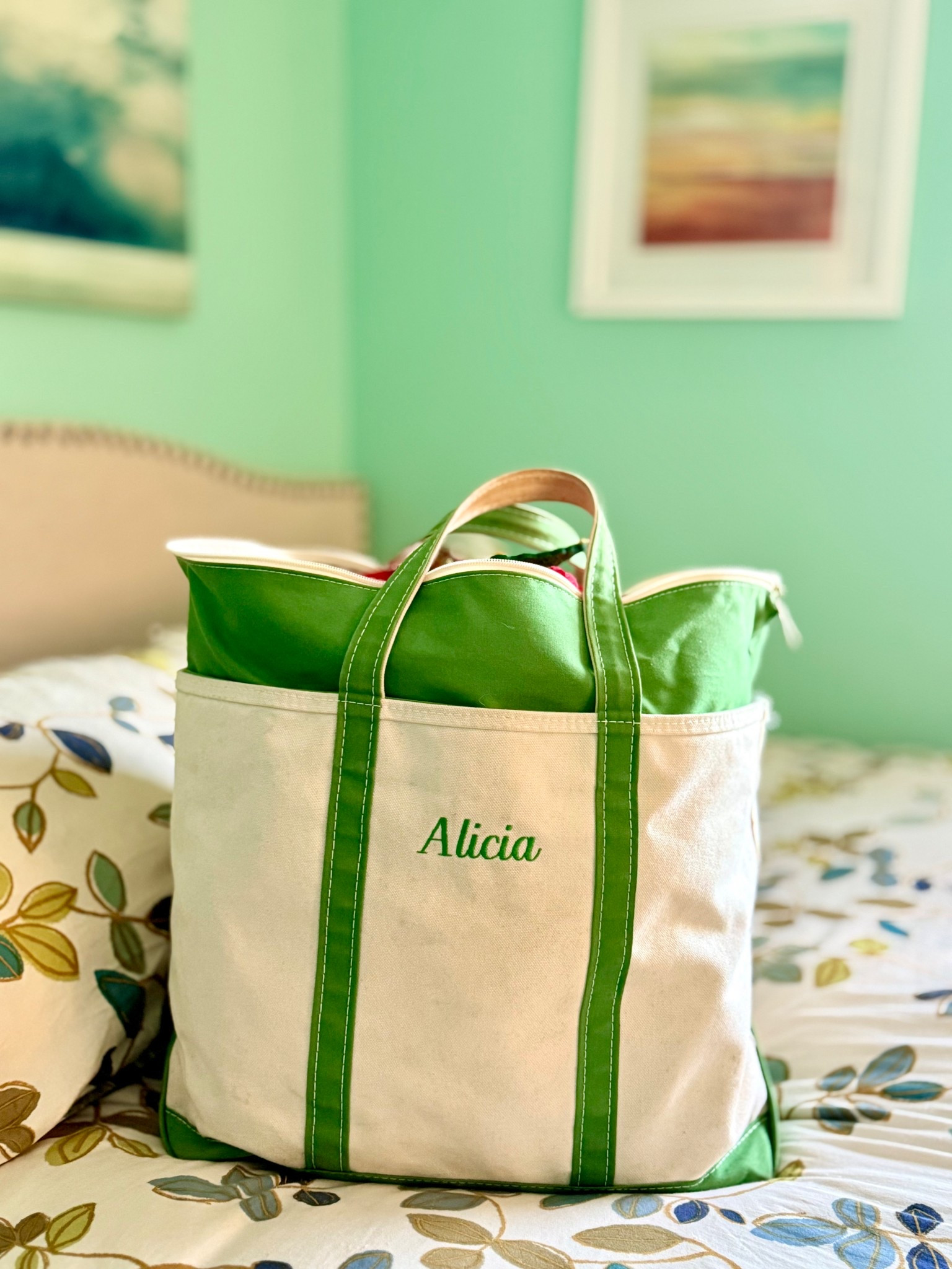 Still use this bridesmaid’s gift I received 15 years ago or so. If you don’t have a Lands’ End canvas tote, you need one!

This is the extra large zip-top. 

They come in several different sizes and so many colors. Plus you can personalize or monogram them to your liking.



#LTKWedding #LTKGiftGuide #LTKTravel