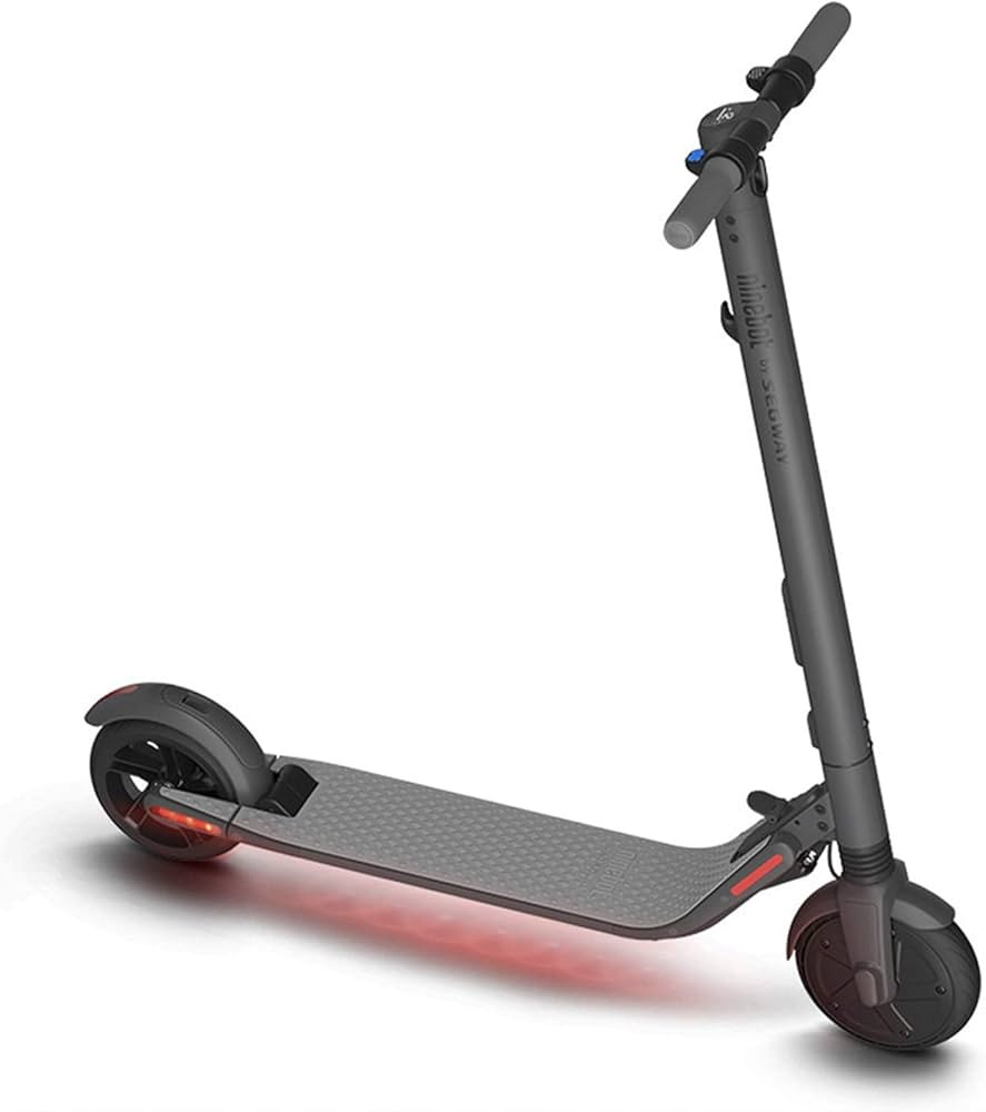 Segway Ninebot Electric Kick Scooter, 300W Motor, 15.5-28 Mi Range & 15.5-19 MPH, 8" Solid Tires,... | Amazon (US)