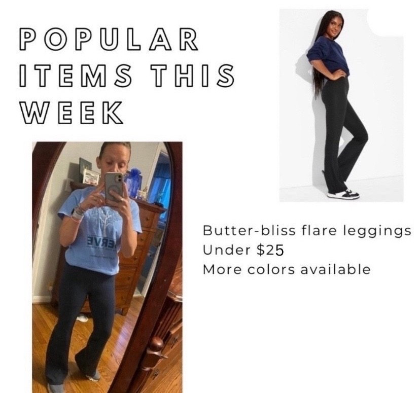 These leggings are so soft, warm but not heavy, and comfortable at the same time; called butter bliss, and that sums it up so well.  These would be a great gift and give a price brand a run for their money.  

#target #giftforher #giftforteen #teengirl #designerdupe #under25 #budgetfriendly #flareleggings 

#LTKU #LTKOver40 #LTKFindsUnder50 #LTKActive #LTKGiftGuide