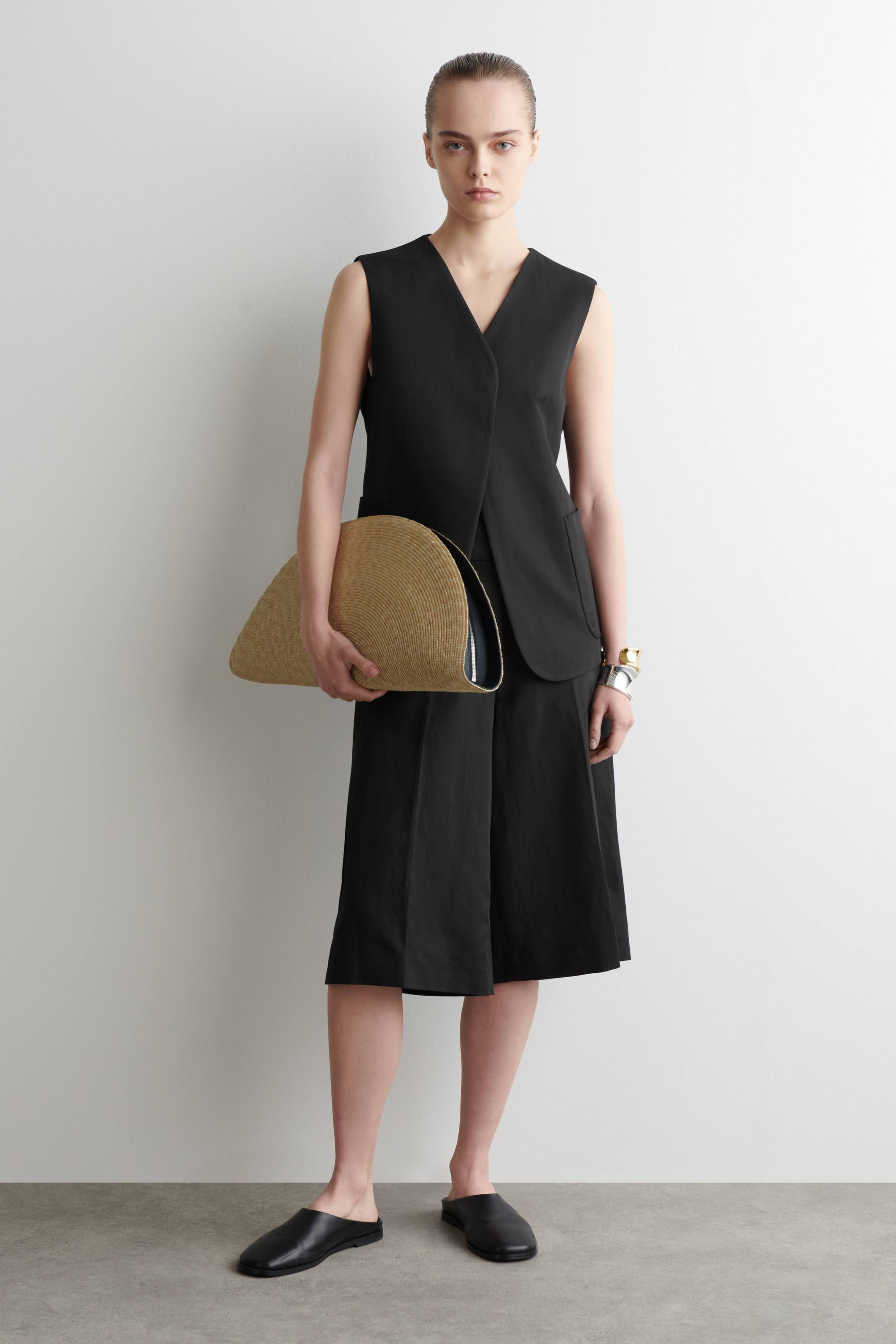 SOLEIL OVERSIZED-CLUTCH - STROH | H&M (DE, AT, CH, NL, FI)