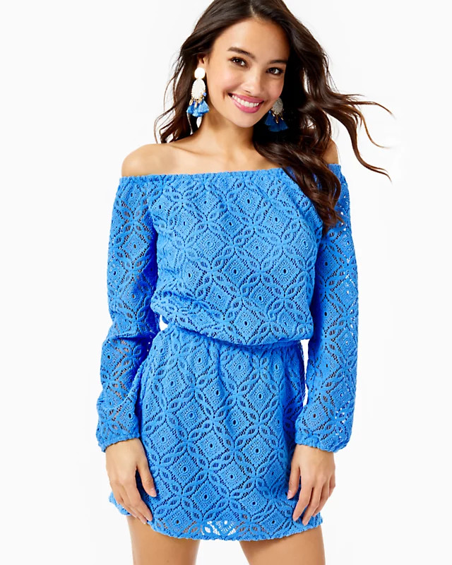 Lana Off-the-Shoulder Skort Romper | Lilly Pulitzer