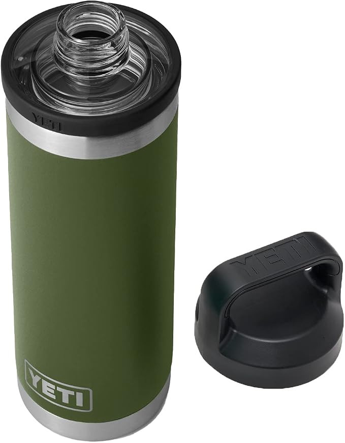 YETI Rambler 18 oz Bottle, Vacuum Insulated, Stainless Steel with Chug Cap, Highlands Olive | Amazon (US)
