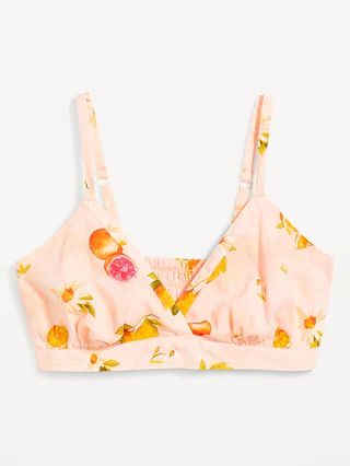 Matching Printed Smocked Bralette Top for Women | Old Navy (US)