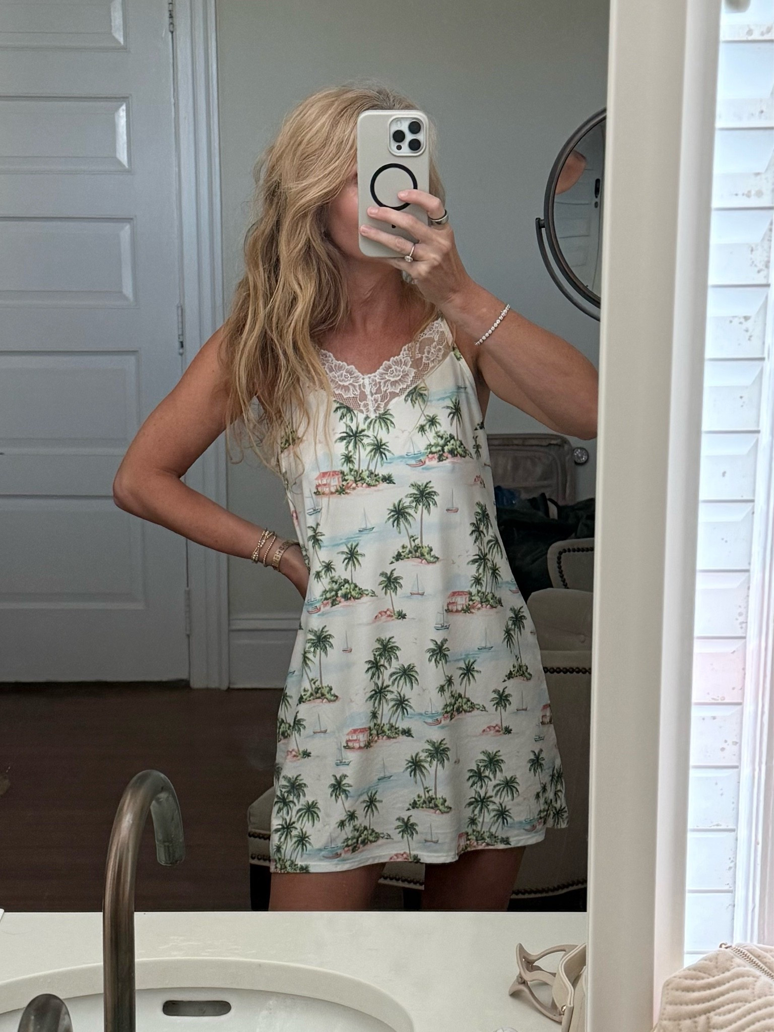 Only $9!! New pattern🌴 
Waking up in the cutest nightie- if you’re going to the beach this is adorable

#LTKdayinmylife #LTKTravel #LTKmorningroutine