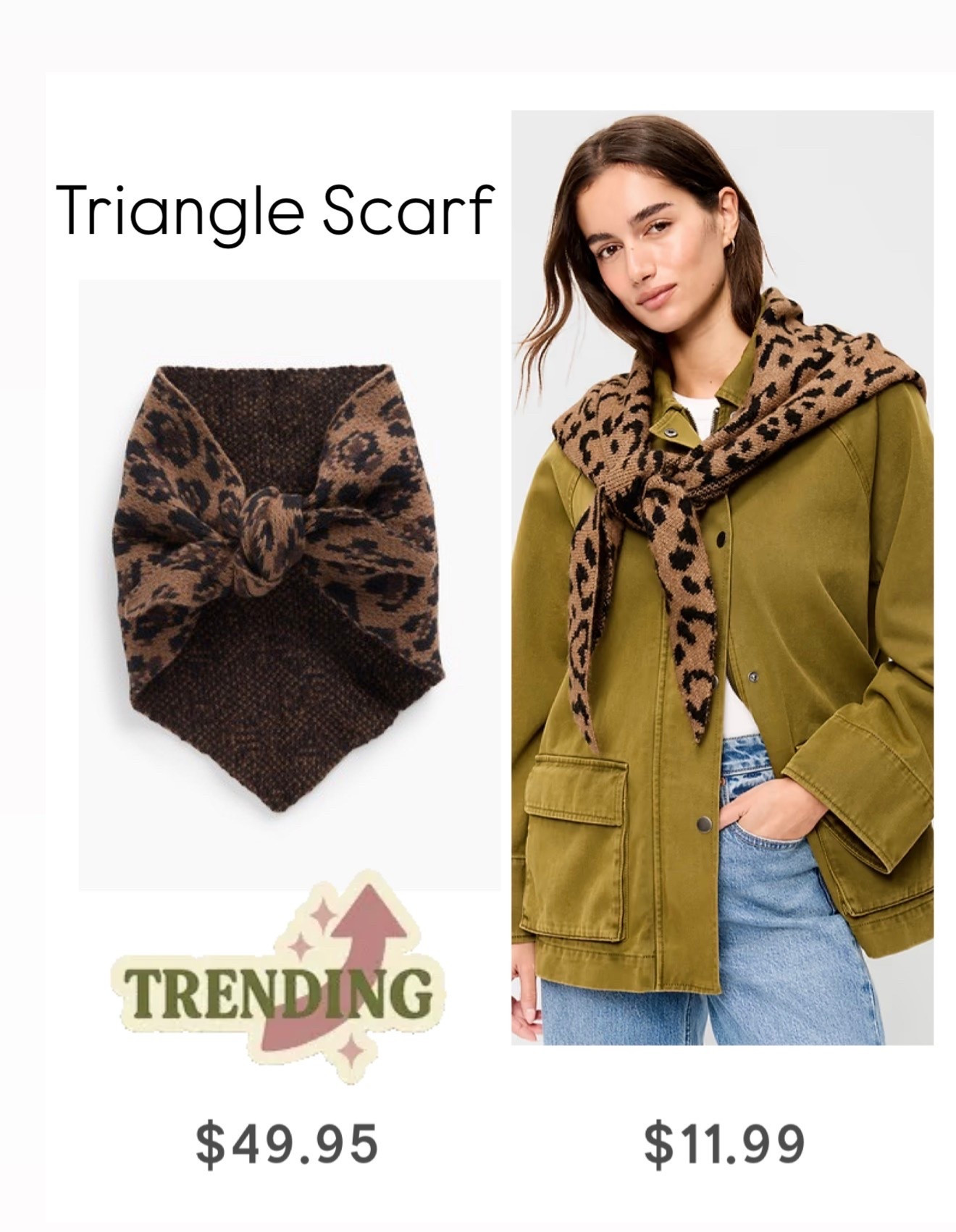 Triangle scarf lots of color options