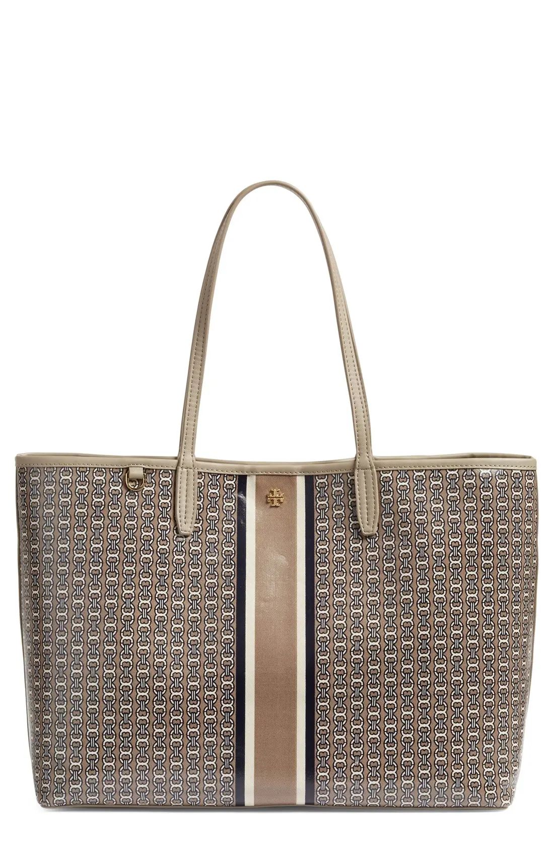 Tory Burch Gemini Link Coated Canvas Tote | Nordstrom