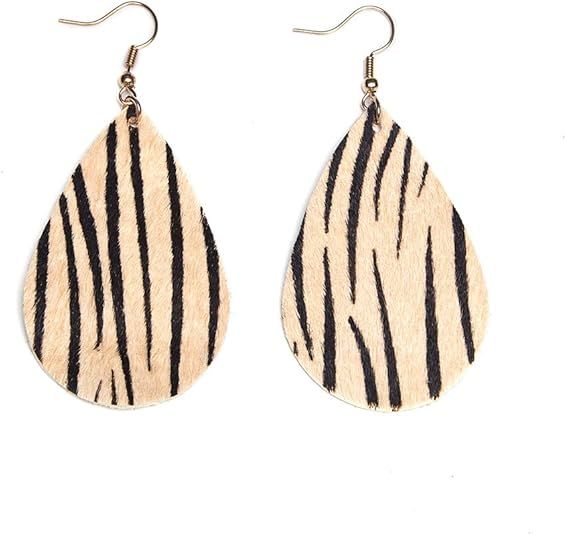 MYANAIL Sexy Leopard Print Dripping Drops & Dangle Earrings Jewelry Creative Women's Earrings | Amazon (US)