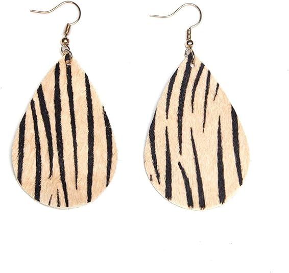 MYANAIL Sexy Leopard Print Dripping Drops & Dangle Earrings Jewelry Creative Women's Earrings | Amazon (US)