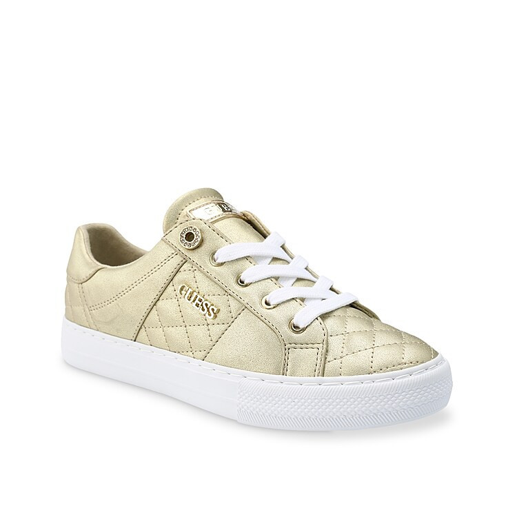 Guess Loven Sneaker | Women's | Gold Metallic | Size 5.5 | Sneakers | DSW