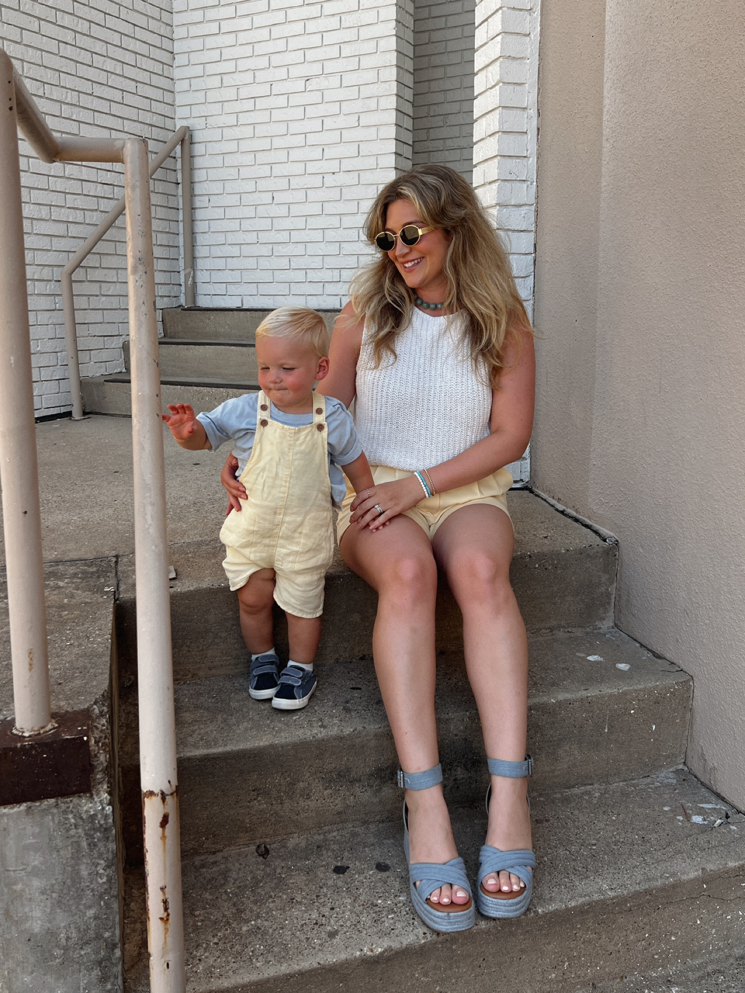 Outfit details! Ezra’s outfit is Zara! Summer outfit, linen shorts, Amazon sunglasses 

#LTKBaby #LTKStyleTip #LTKFindsUnder100