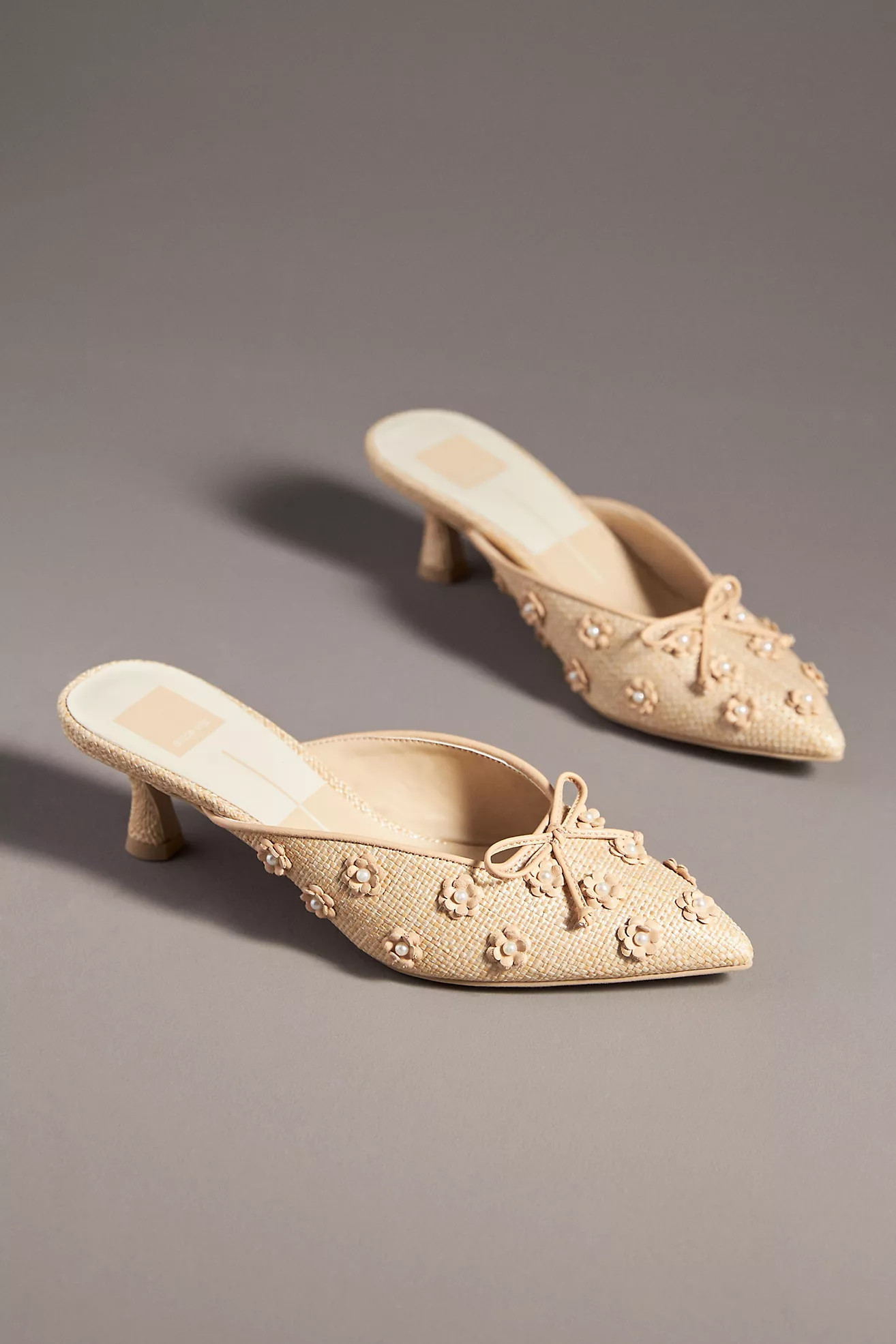 Dolce Vita Camilo Floral Kitten-Heel Mules | Anthropologie (US)