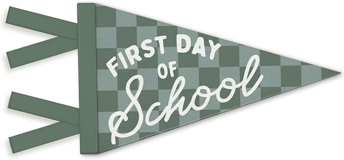 First Day of School Pennant Felt Flag Sign, Back to School Pennant Flag for Boys Girls, Back to S... | Amazon (US)
