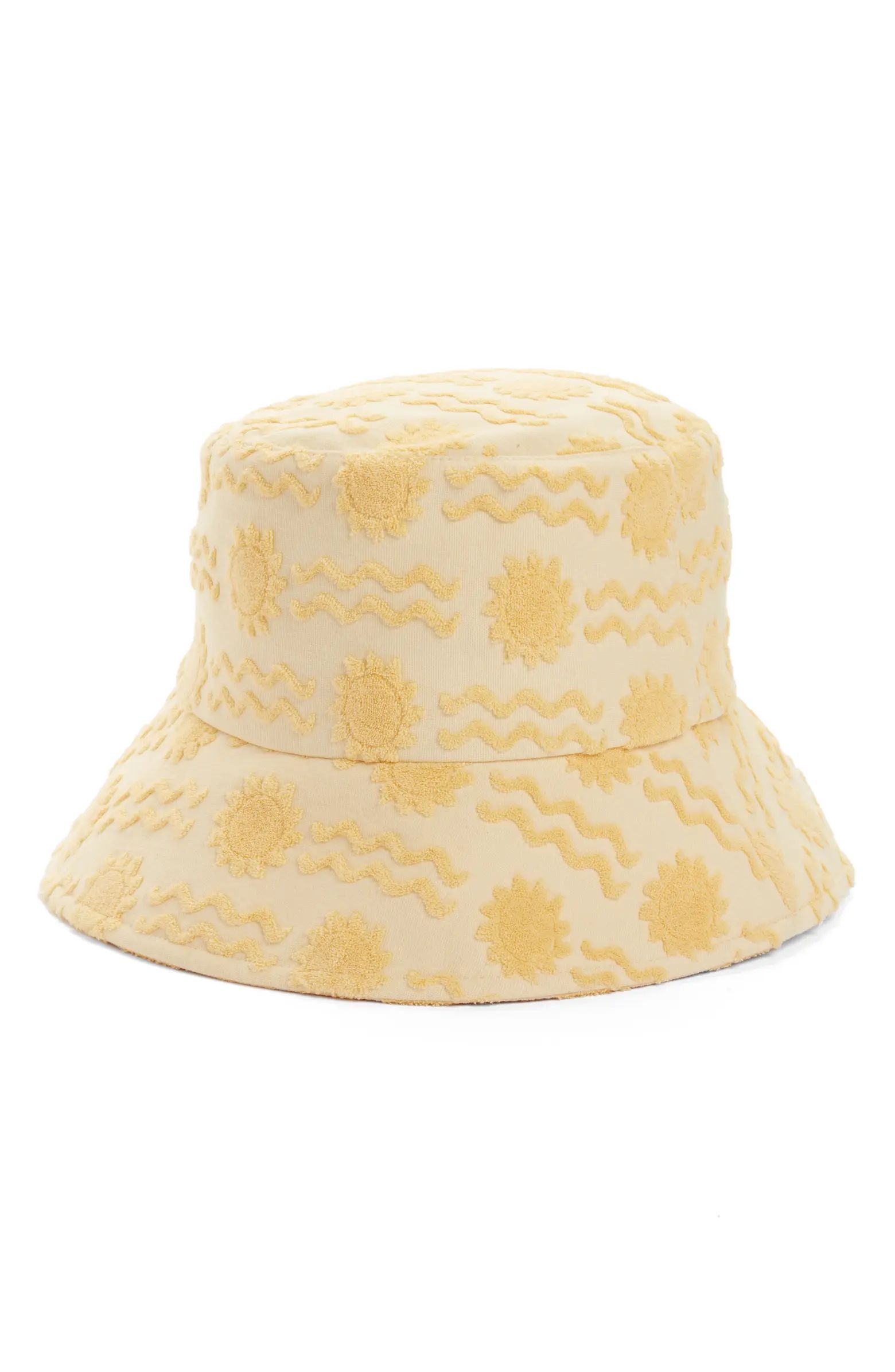 Lack of Color Embossed Terry Bucket Hat | Nordstrom | Nordstrom