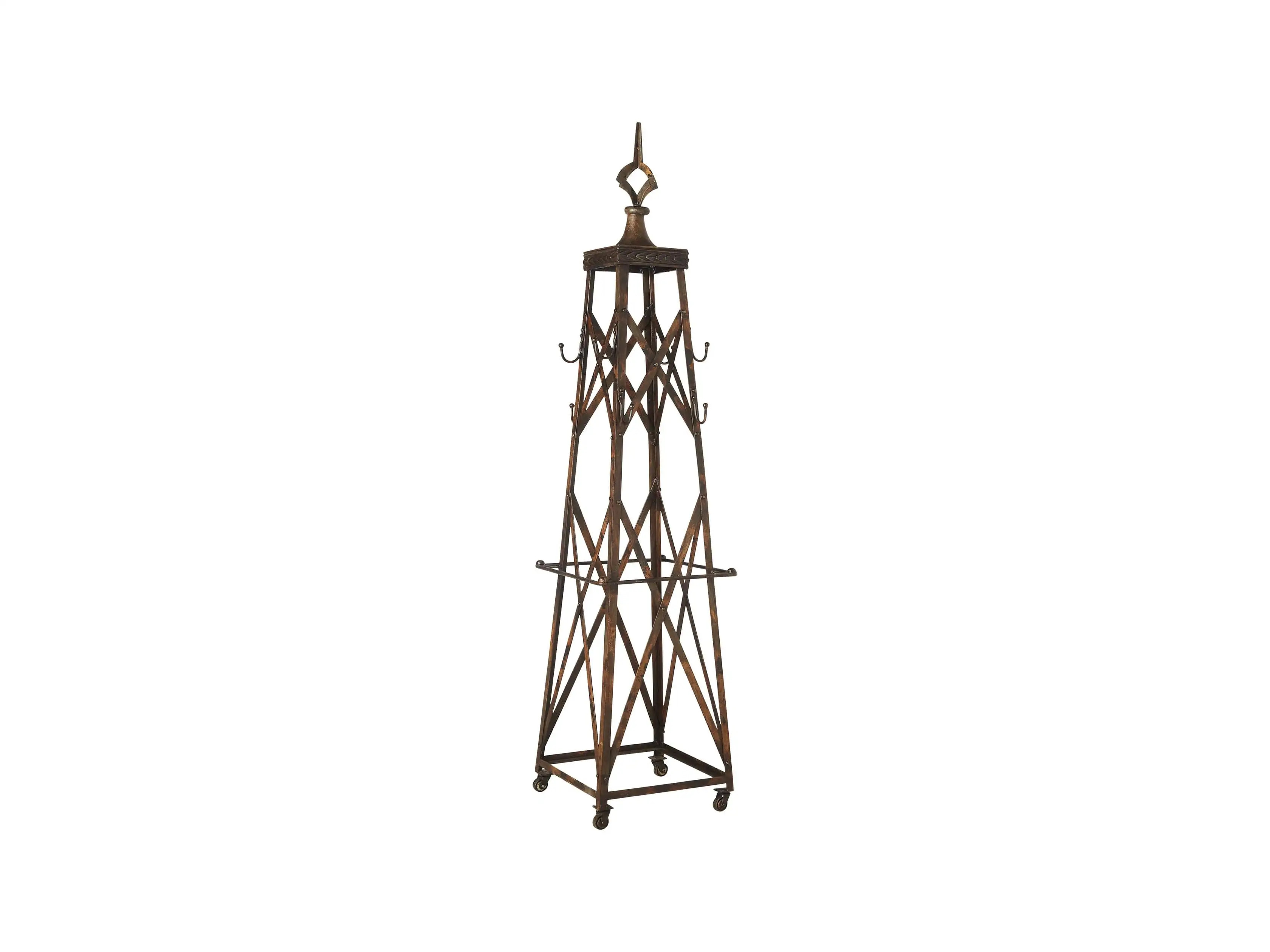 Antique Iron Tower Coat Rack | Arhaus