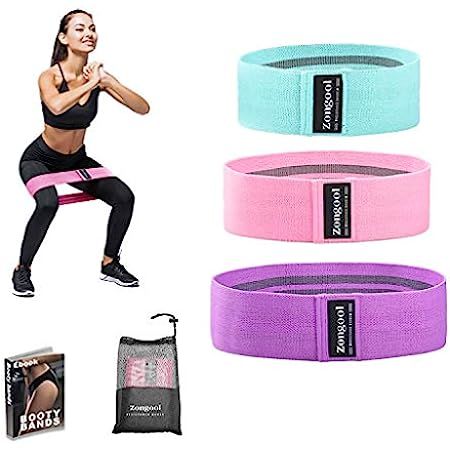 LETSCOL Resistance Bands for Legs and Butt,Exercise Bands Booty Bands Workout Bands Hip Band Glut... | Amazon (US)