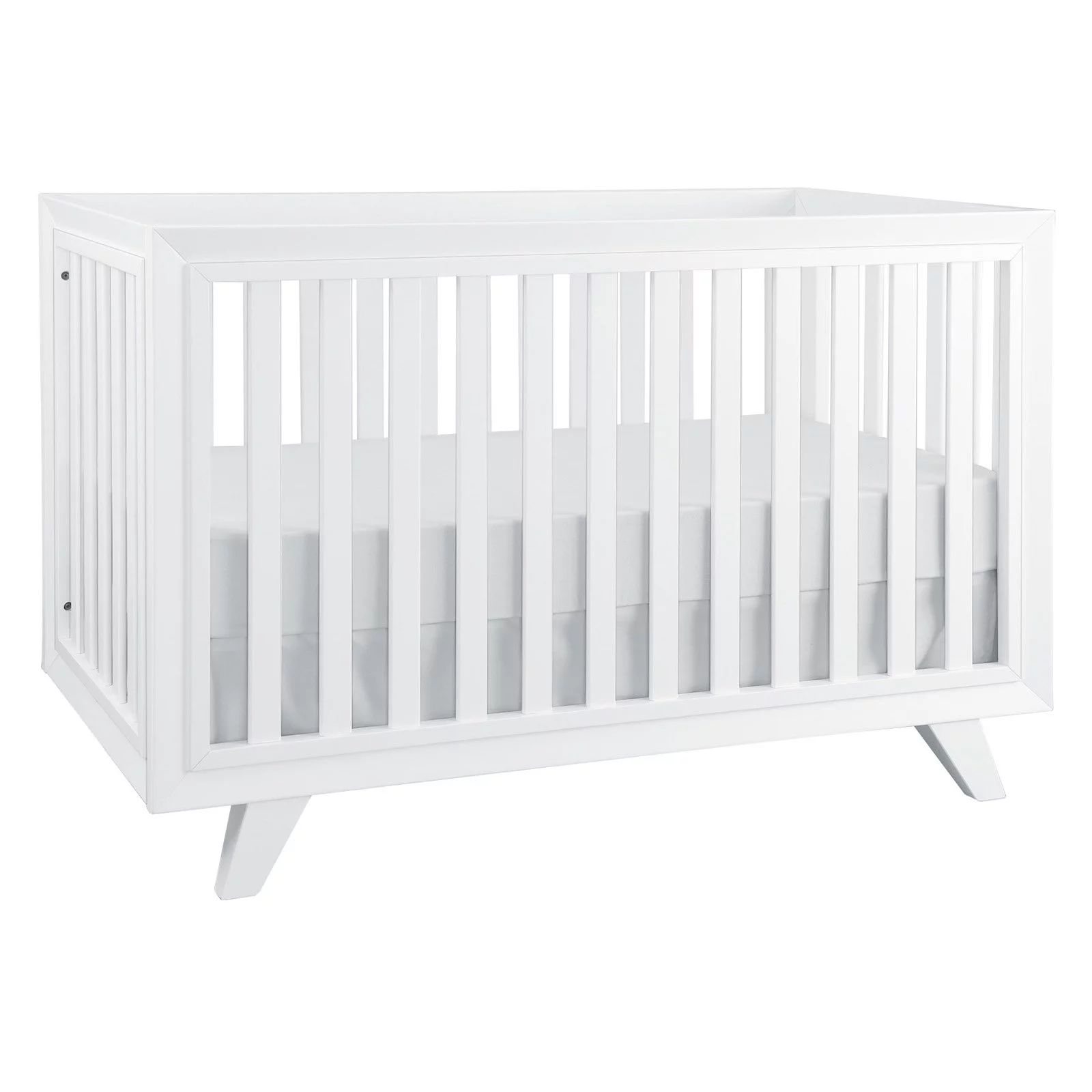 Second Story Home Wooster 3-in-1 Convertible Crib, Pure White | Walmart (US)