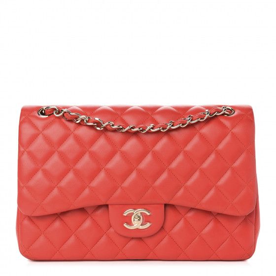 CHANEL

Lambskin Quilted Jumbo Double Flap Red | Fashionphile