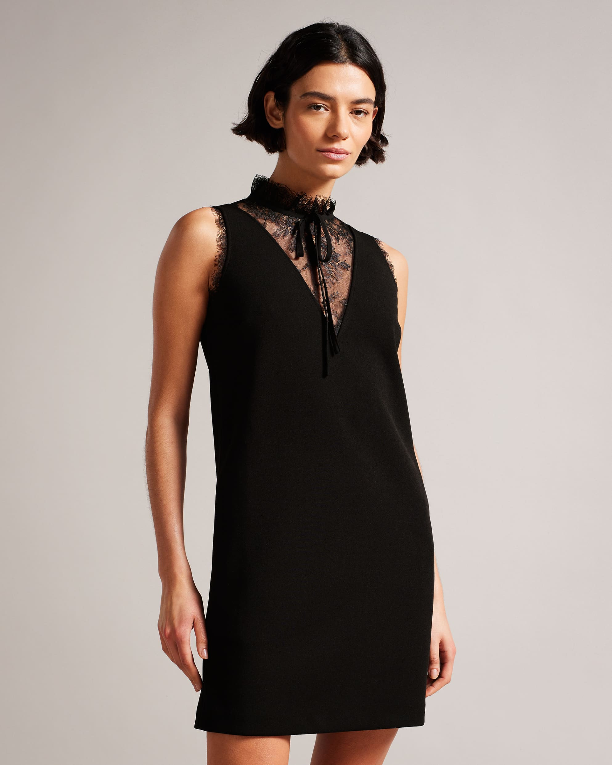 Shirt Dress With Lace Panels | Ted Baker (UK)