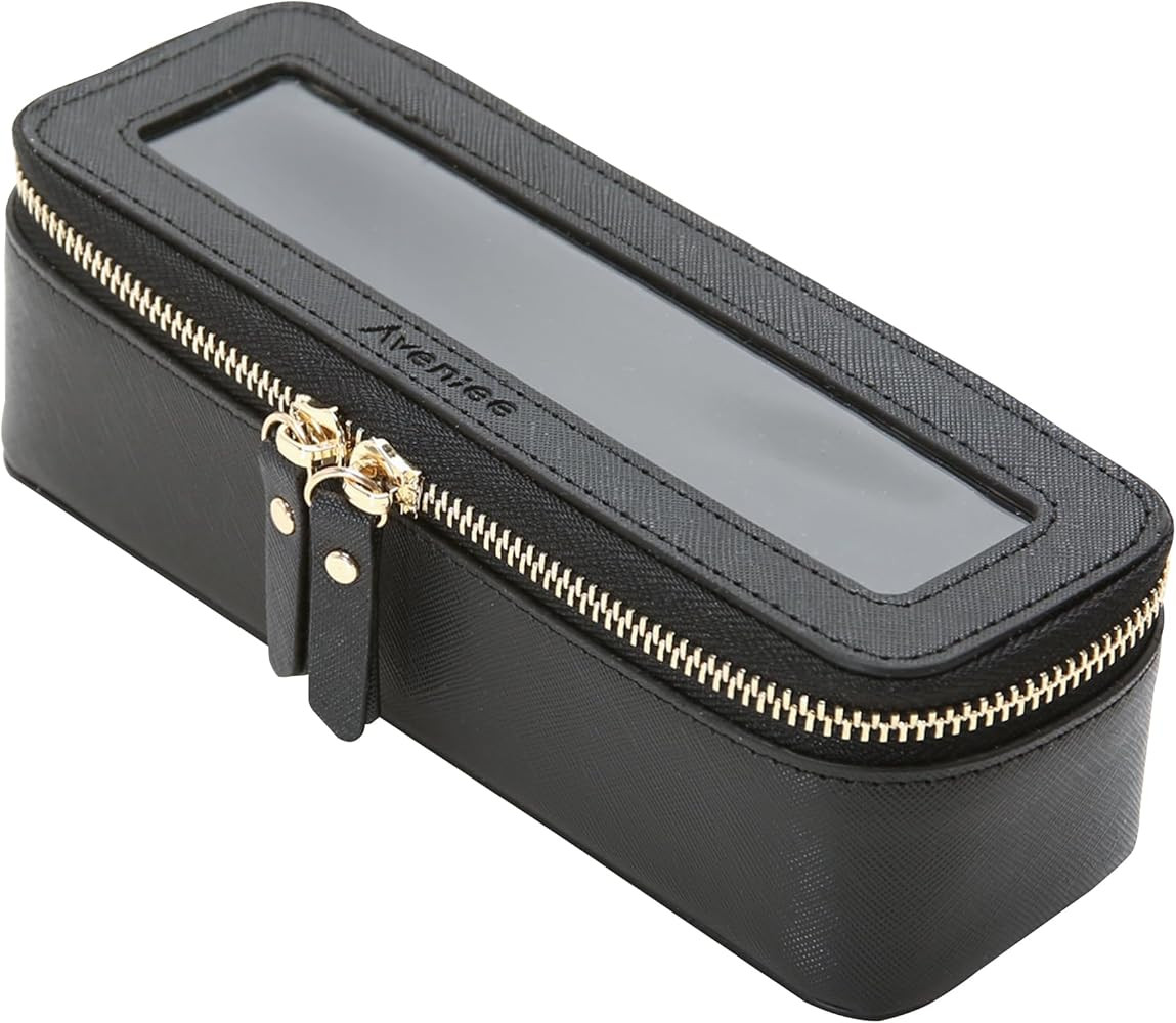 Aveniee Clear Makeup Brush Bag,Slim Cosmetic Brush Holder,Small Toiletry Bag Mini Travel Case for... | Amazon (US)