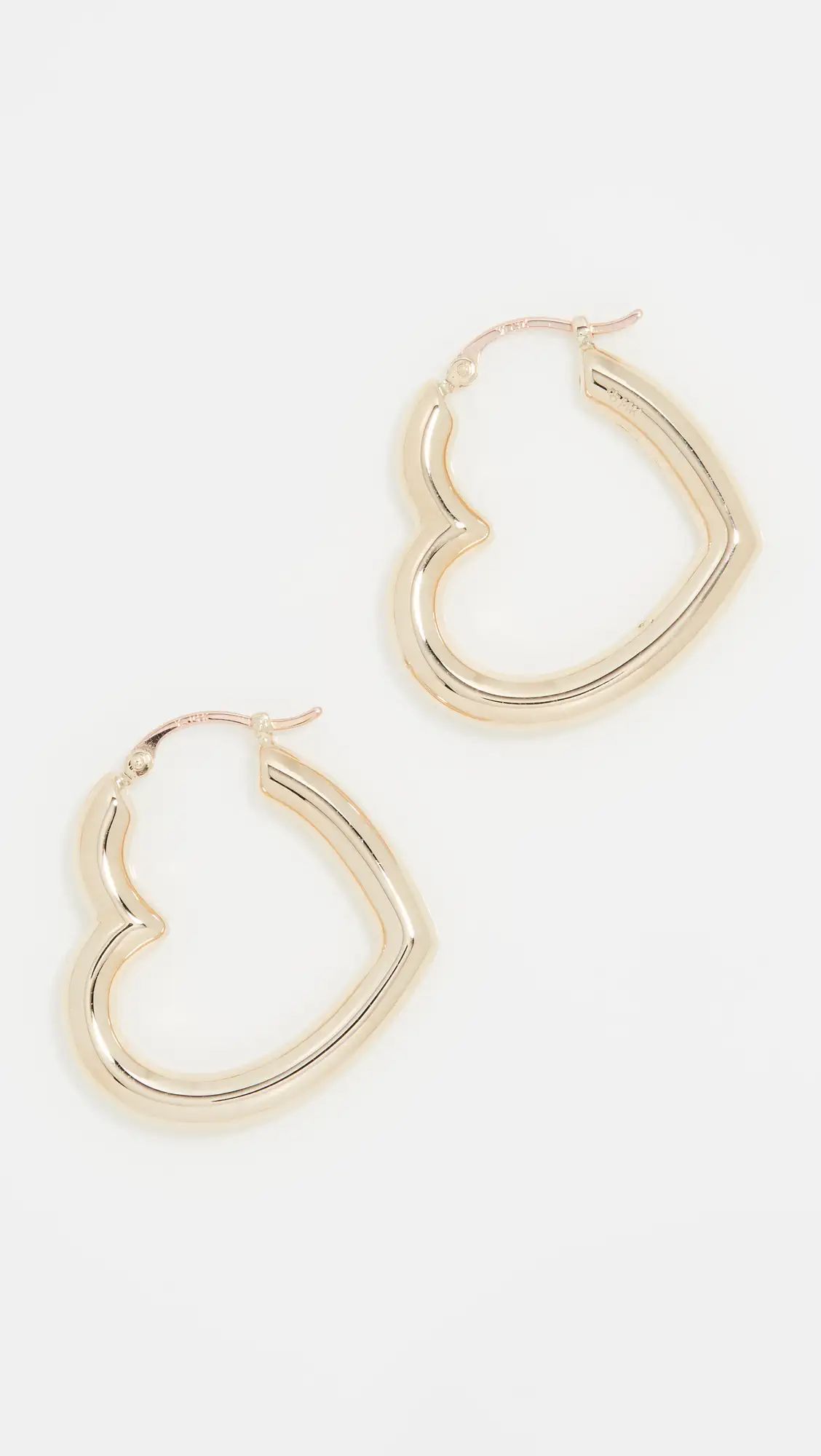 Ariel Gordon Jewelry 14k Heart Helium Hoops | Shopbop | Shopbop