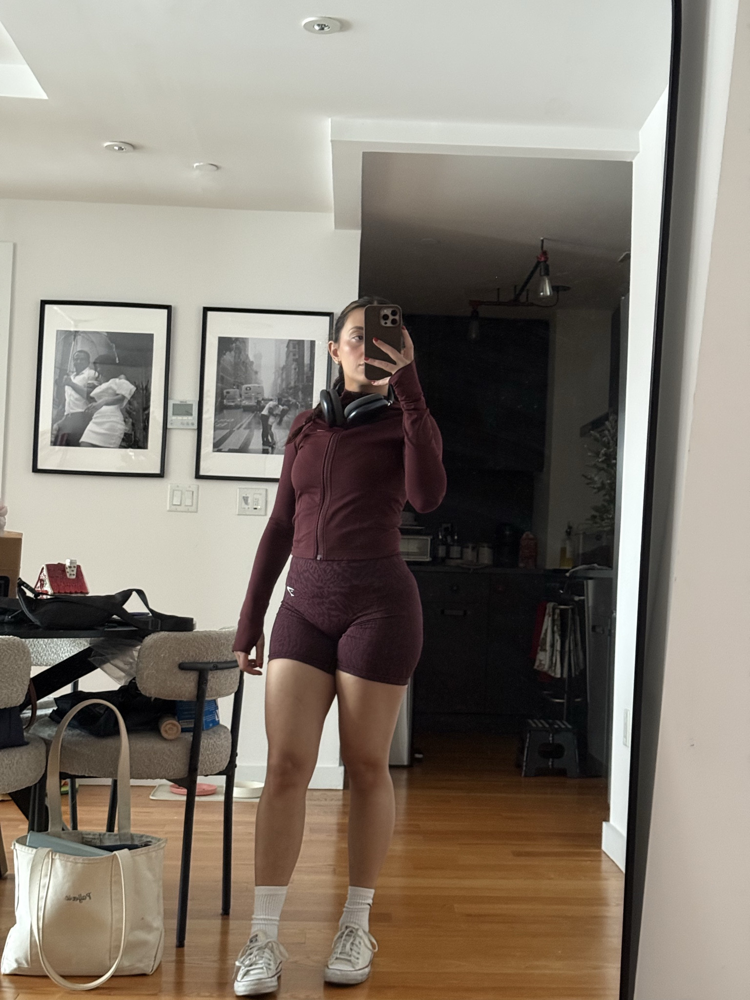  Current favorite workout set 🍷 sculpting shorts, zip jacket, classic sneakers. Cute enough to motivate the workout. #LTKActive #GymOutfit #FitnessStyle #Gymshark

#LTKgrwm #LTKActive #LTKfitnessgoals