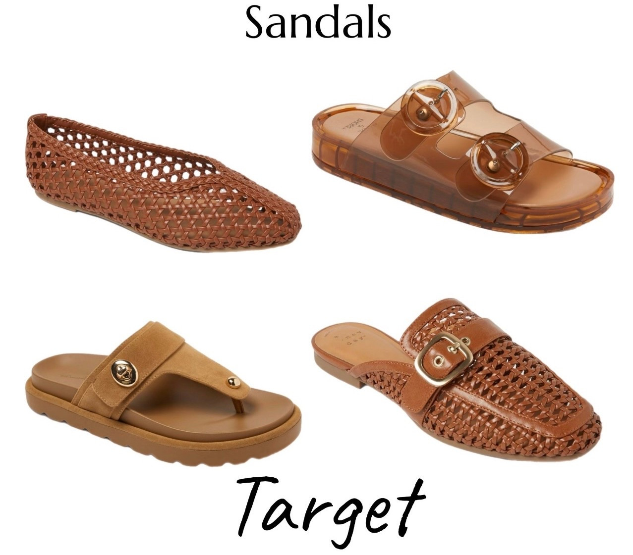 Cute new sandals from Target
Spring 

#LTKSeasonal #LTKFindsUnder50 #LTKdayinmylife

#LTKgrwm #LTKootd