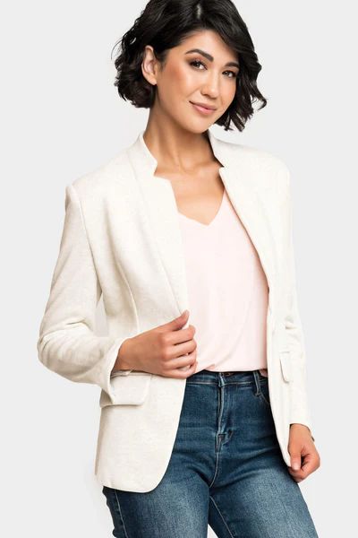 Notch Collar Blazer | Gibson