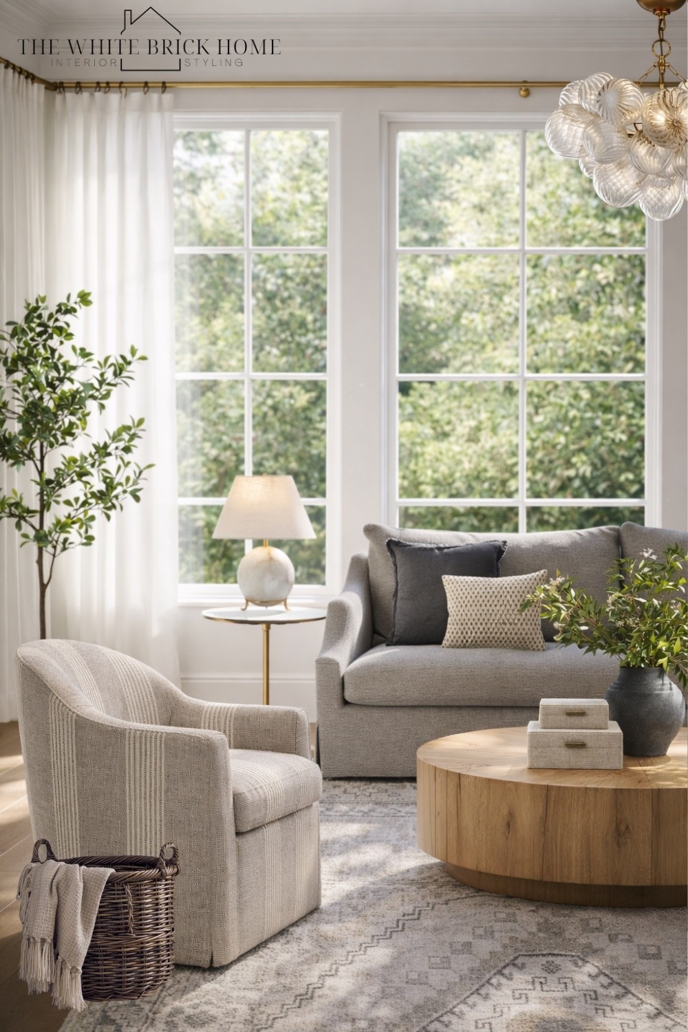 A warm, modern traditional living space thah feels effortlessly styled, layered with timeless textures and natural light. 

Living room, living room decor, living room furniture, living room design, living room ideas, modern traditional living, coffee table, round coffee table, vase, throw pillows, home decor, home design, home accents, home accessories, accent chair, side table, end table, lamp, lighting, living room lighting, sofa, couch, area rug, living room rug, living room ideas, McGee and co living room, McGee living room, pottery barn, faux tree, vase, pottery barn, wayfair 

#LTKSeasonal #LTKHome #LTKSaleAlert