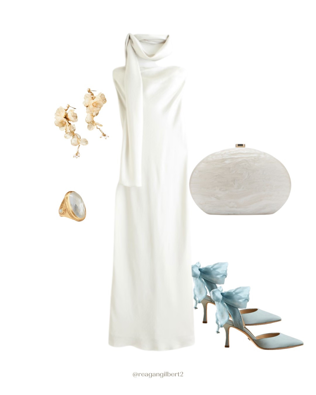 super cute bridal dress! affordable from abercrombie. love these blue bow shoes! #bridal #bridalparty #maxidress #abercrombie 

#LTKWedding #LTKFindsUnder100 #LTKShoeCrush