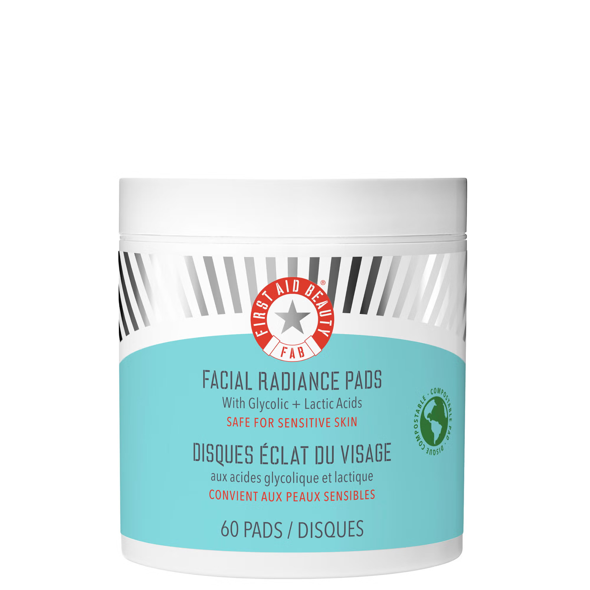 First Aid Beauty Facial Radiance Pads with Glycolic and Lactic Acids | Dermstore (US)