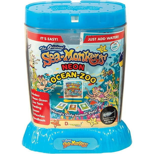 Schylling, Inc | The Origianl Sea-Monkeys Neon Ocean Zoo Kit - World's Only Instant Pets (Colors Vary) | Maisonette | Maisonette