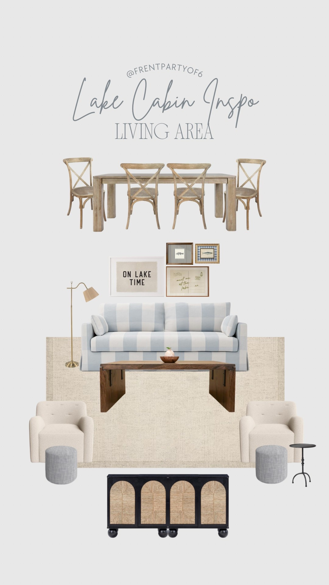 A little more lake cabin inspo for you! The main living room is open and will have our dining room table too. I’m obsessed with this blue ikea sofa. I haven’t purchased it yet, but I’ll need to make a trip to ikea soon!

#LTKStyleTip #LTKHome