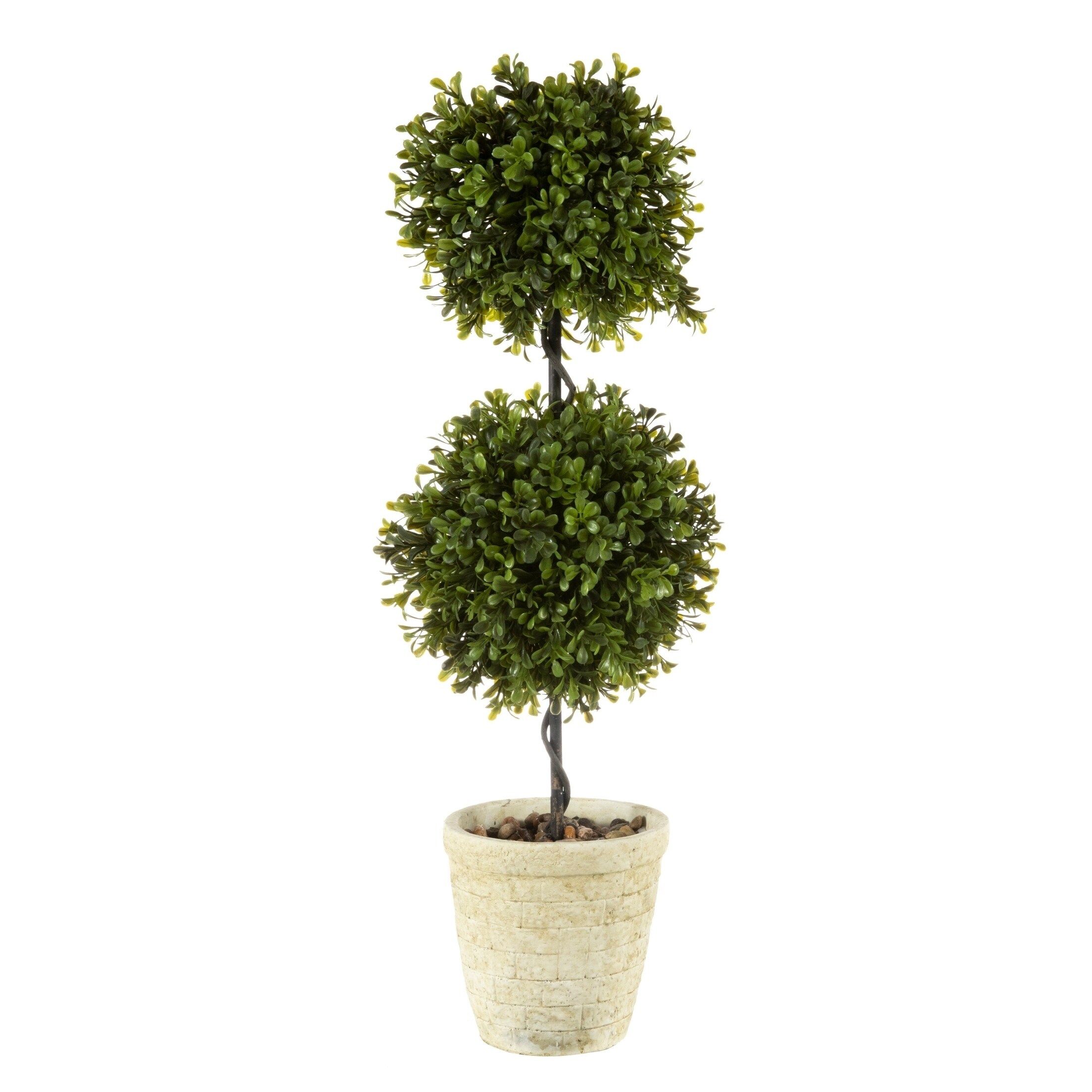 Regency Spring Boxwood Double Ball Topiary 24" (As Is Item) | Bed Bath & Beyond