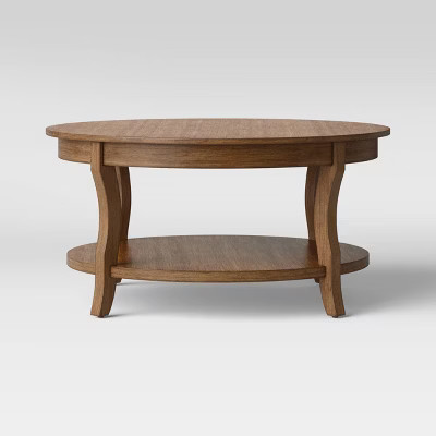 Shelburne Round Coffee Table Natural - Threshold™ | Target