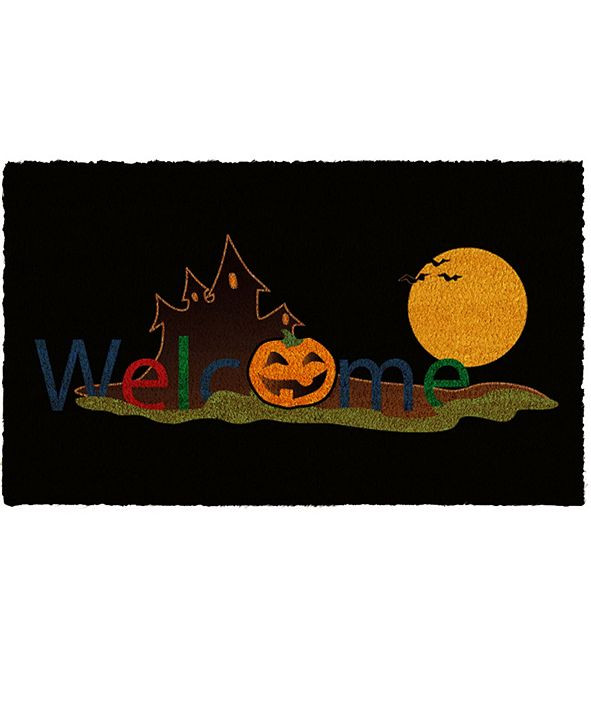 Halloween Welcome 17" x 29" Coir/Vinyl Doormat | Macys (US)