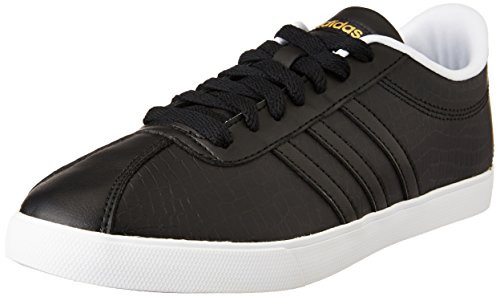 adidas Womens Sambae Lace Up Sneakers Shoes Casual - Black, White - Size 10.5 M | Amazon (US)