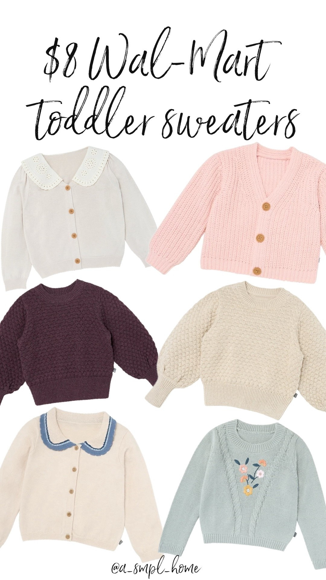 RUN!!!!! $8 Wal-Mart toddler girl sweaters! #wintersweater #toddlerclothes #walmartfinds #modernmoments

#LTKKids #LTKGiftGuide #LTKSaleAlert