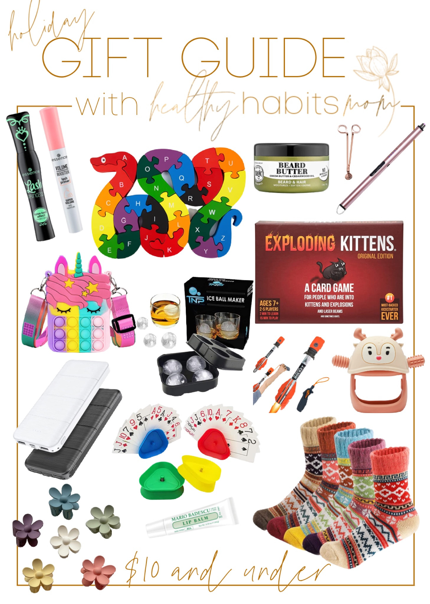 Inspo for gifts that are $10 and under! 🤩

#LTKGiftGuide #LTKSeasonal #LTKHoliday